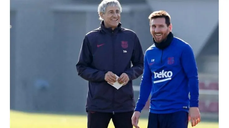 El tuit de Barcelona que invita a pensar que a Setién lo eligió Messi