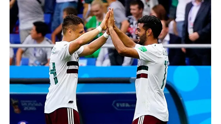 Carlos Vela y Chicharito Hernández