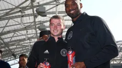 Pellegrini y Bryant, juntos en Estados Unidos.