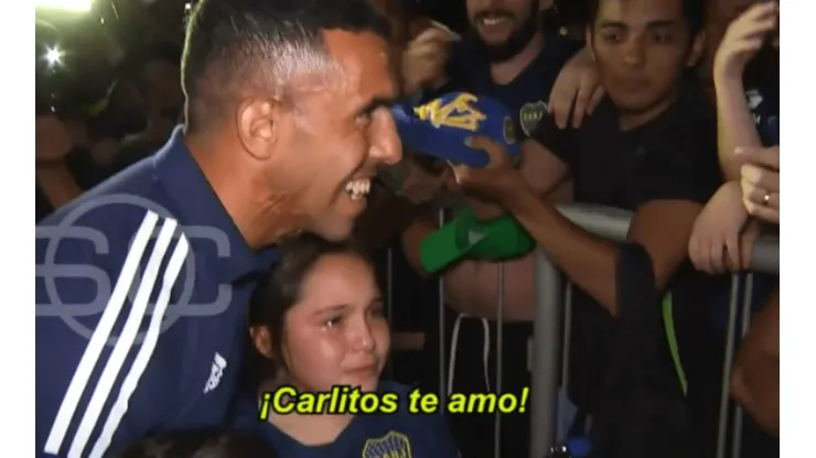 La niña que hizo feliz a Tevez: Boca todavía lo ama