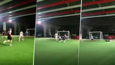 Vignolo quiso evitar un gol, se tropezó solo y todo quedó filmado