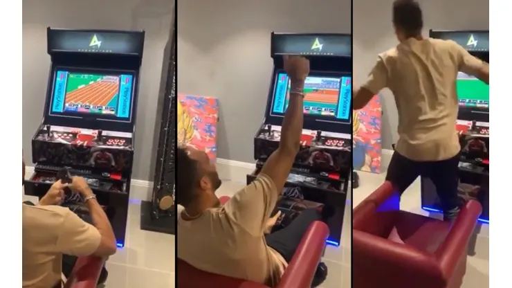 ¡Aubameyang en modo gamer! Así se divierte el capitán del Arsenal
