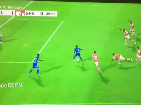 Por fin: Hansel Zapata no perdonó y le dio el 1-0 a Millos sobre Santa Fe