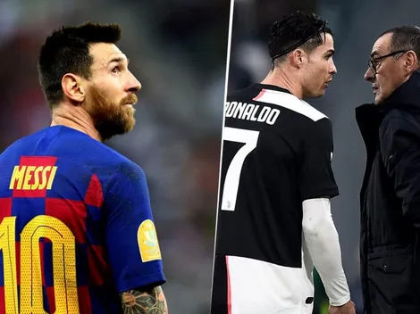 Maurizio Sarri reconoció que Messi le dio un disgusto