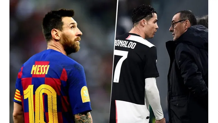Maurizio Sarri reconoció que Messi le dio un disgusto