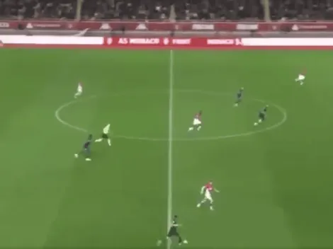 El espectacular pase de tres dedos de Di María para el gol de Mbappé