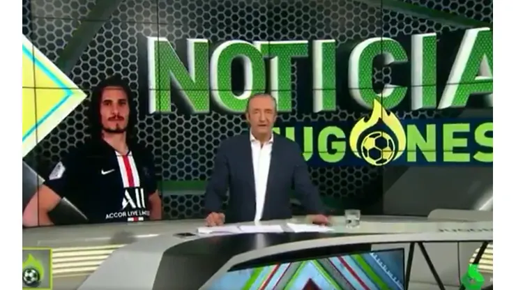 El Chiringuito: Cavani se le plantó al PSG porque quiere irse al Atlético