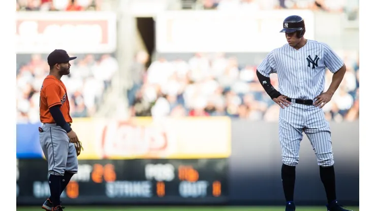 Decepcionado: el palazo de Aaron Judge a José Altuve tras escándalo de Astros