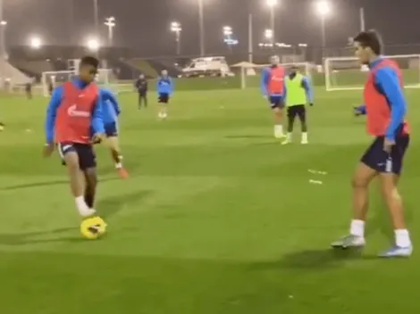 Video: Wilmar Barrios mostró que es una máquina y no pierde ni una pelota