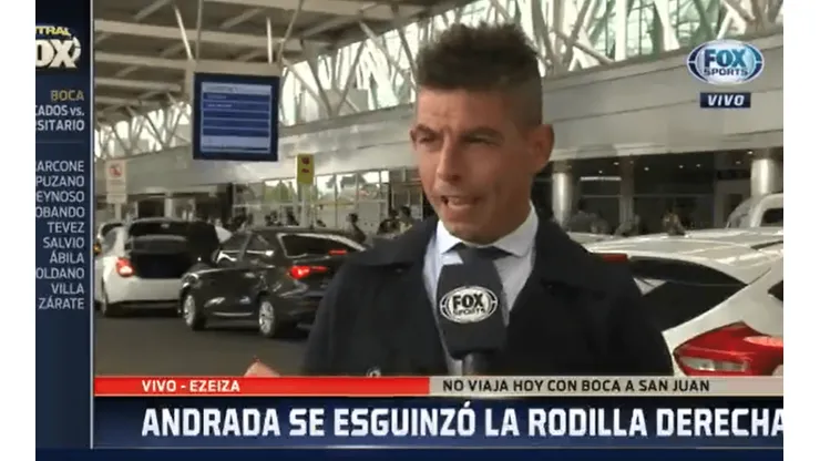 En Fox Sports tranquilizaron a los hinchas de Boca por Andrada