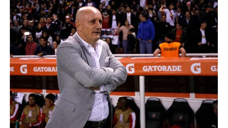 Pablo Repetto, entrenador de Liga de Quito.