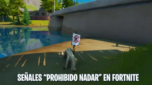Donde están las zonas de "Prohibido Nadar" en Fortnite