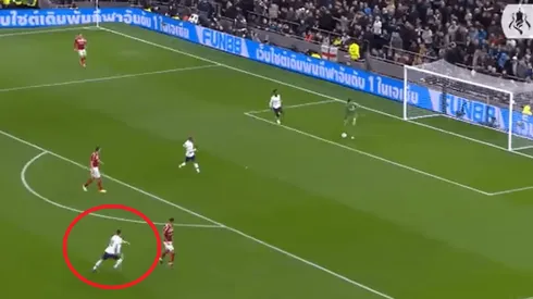 El arquero salió jugando como nosotros y Lo Celso marcó para Tottenham