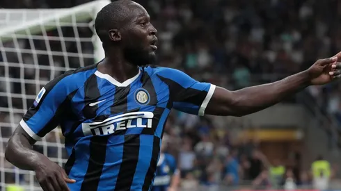 El festejo de Romelu Lukaku, carta goleadora de Inter.