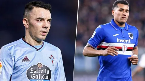 Iago Aspas y Jeison Murillo.