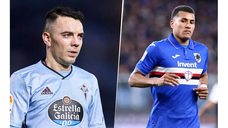 Iago Aspas y Jeison Murillo.