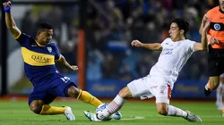 Faravelli defendiendo la camiseta de Huracán.