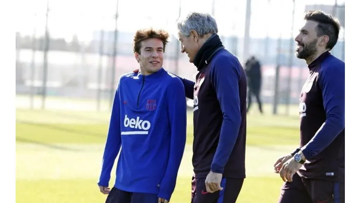 Los fanáticos de Barcelona contentos con la primera decisión de Setién