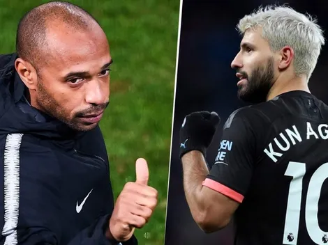 Henry le dedicó un tuit a Agüero y el Kun le respondió