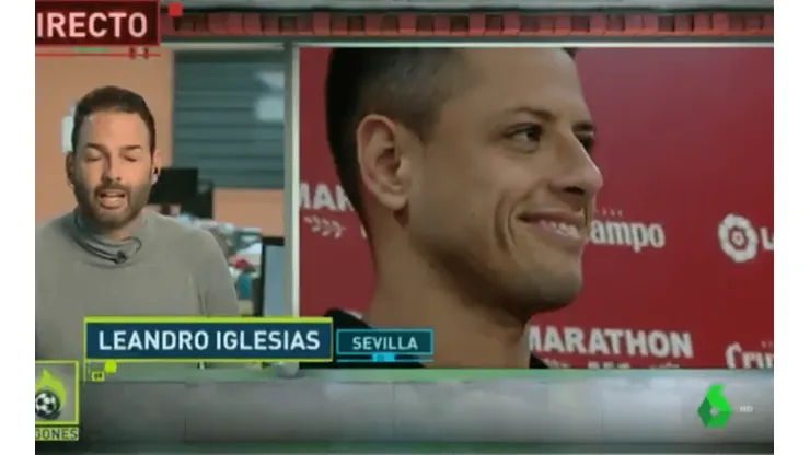 "Es una pena": El Chiringuito confirmó que Chicharito dejará Sevilla