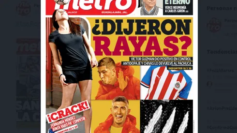 ¡Papelón! Metro y su polémica portada sobre el caso Guzmán