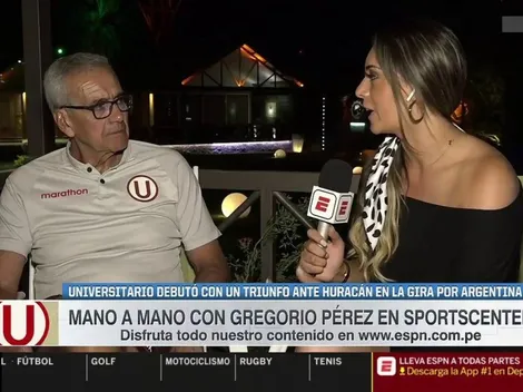 Gregorio Pérez respondió a las críticas: "Somos un equipo ofensivo"