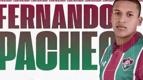 Fernando Pacheco firmó por 4 temporadas.