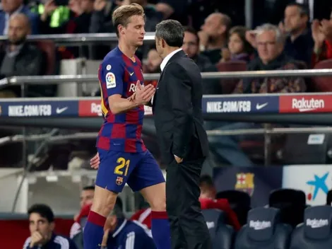 El llamativo tweet de De Jong cuando se confirmó la salida de Valverde