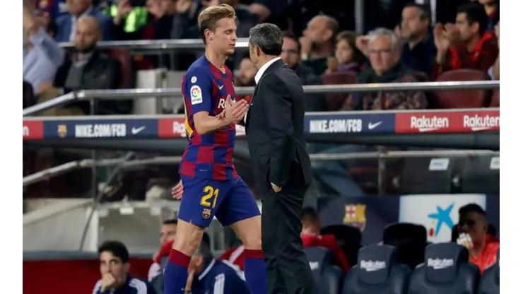El llamativo tweet de De Jong cuando se confirmó la salida de Valverde