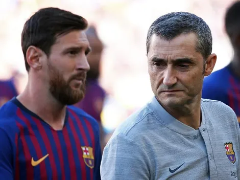 Messi se despidió de Valverde: "Gracias por todo, míster"