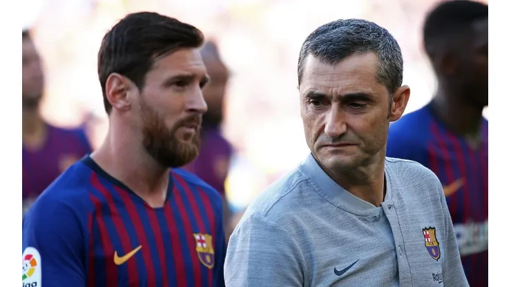 Messi se despidió de Valverde: "Gracias por todo, míster"