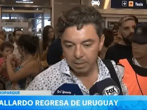 Gallardo marcó la cancha: "Nos preparamos para jugar el domingo"