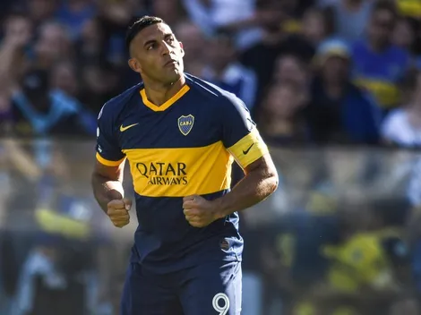 Una buena para Boca: se recuperó Ábila y ya está listo para jugar