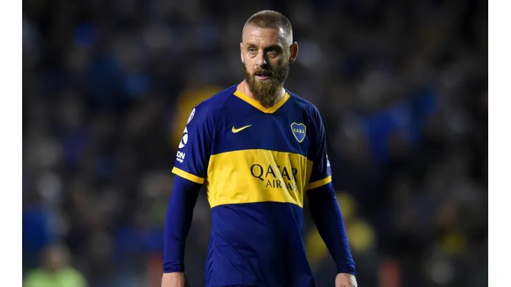 Daniele De Rossi con la camiseta de Boca Juniors.