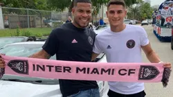 Román Torres y Julián Carranza, presentes en el desfile de Inter Miami.