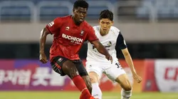 Marlon De Jesús en el fútbol de Corea del Sur.