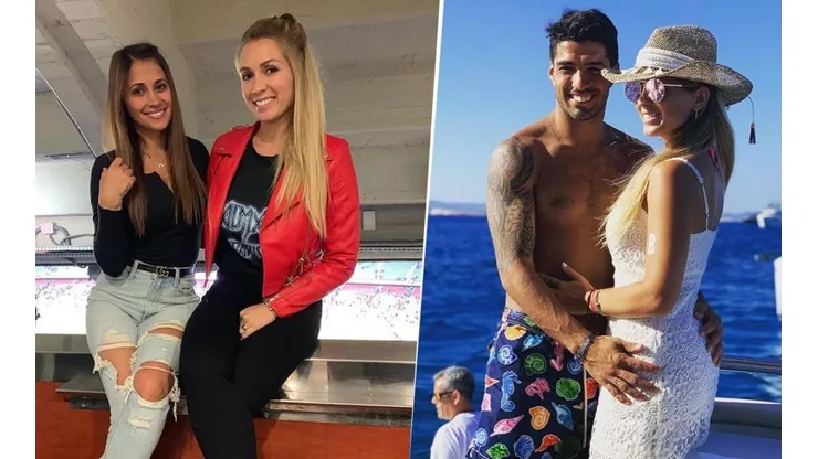 La mujer de Suárez subió una foto para apoyar a su esposo y Antonela Roccuzzo se lo dijo todo con un emoji