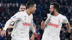 El festejo de gol de Cristiano Ronaldo.