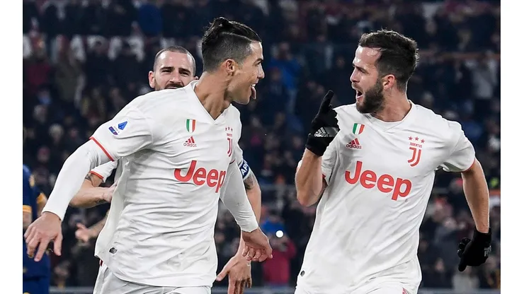 El festejo de gol de Cristiano Ronaldo.