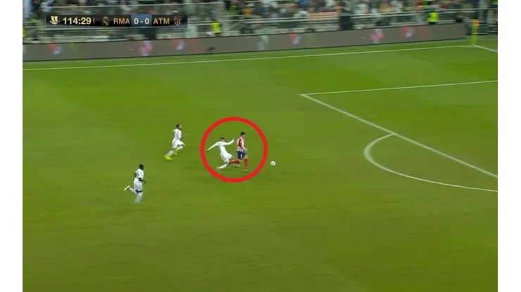 La patada criminal de Federico Valverde.
