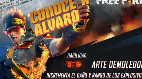 Garena reveló que Álvaro, el nuevo personaje de Free Fire, es ¡argentino!