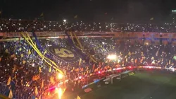 La fiesta estuvo más adentro que afuera ayer en el estadio Universitario.