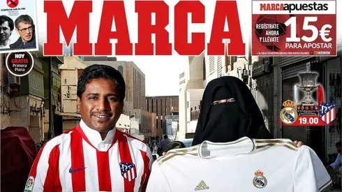 Polémica: la tapa de Marca en la previa del duelo entre Real y Atlético