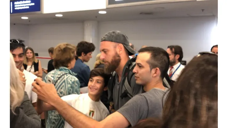 La última frase Bostera de De Rossi antes de abordar su avión a Italia