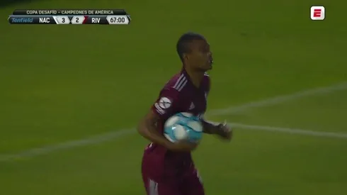 De La Cruz marcó el segundo de River.