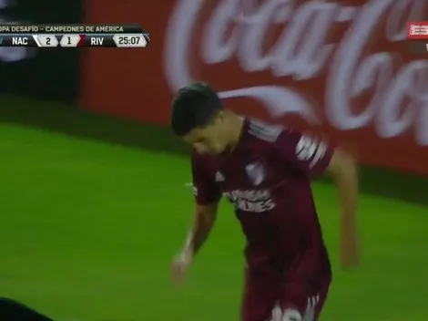 Reaccionó River: Nacho Fernández la punteó y le dio vida al Millonario