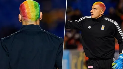 Nahuel Guzmán sorprendió a todo el mundo con su extraño corte de pelo.