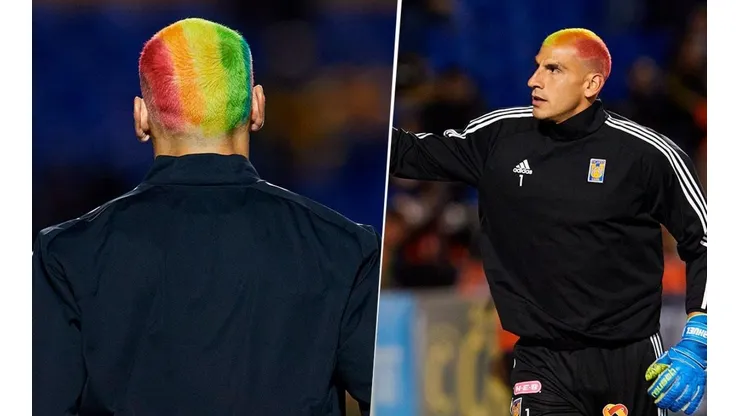 Nahuel Guzmán sorprendió a todo el mundo con su extraño corte de pelo.