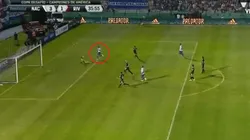 Están dormidos: error de la defensa de River y gol de Trasante para Nacional