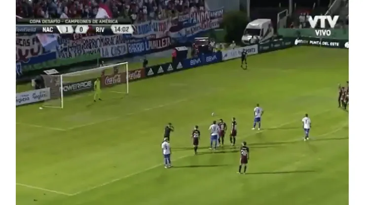 Nacional no perdona: Bergessio puso el 2 a 0 contra River de penal